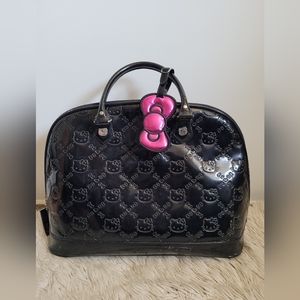 Hello Kitty Loungefly Black Day Tote Luggage Bag